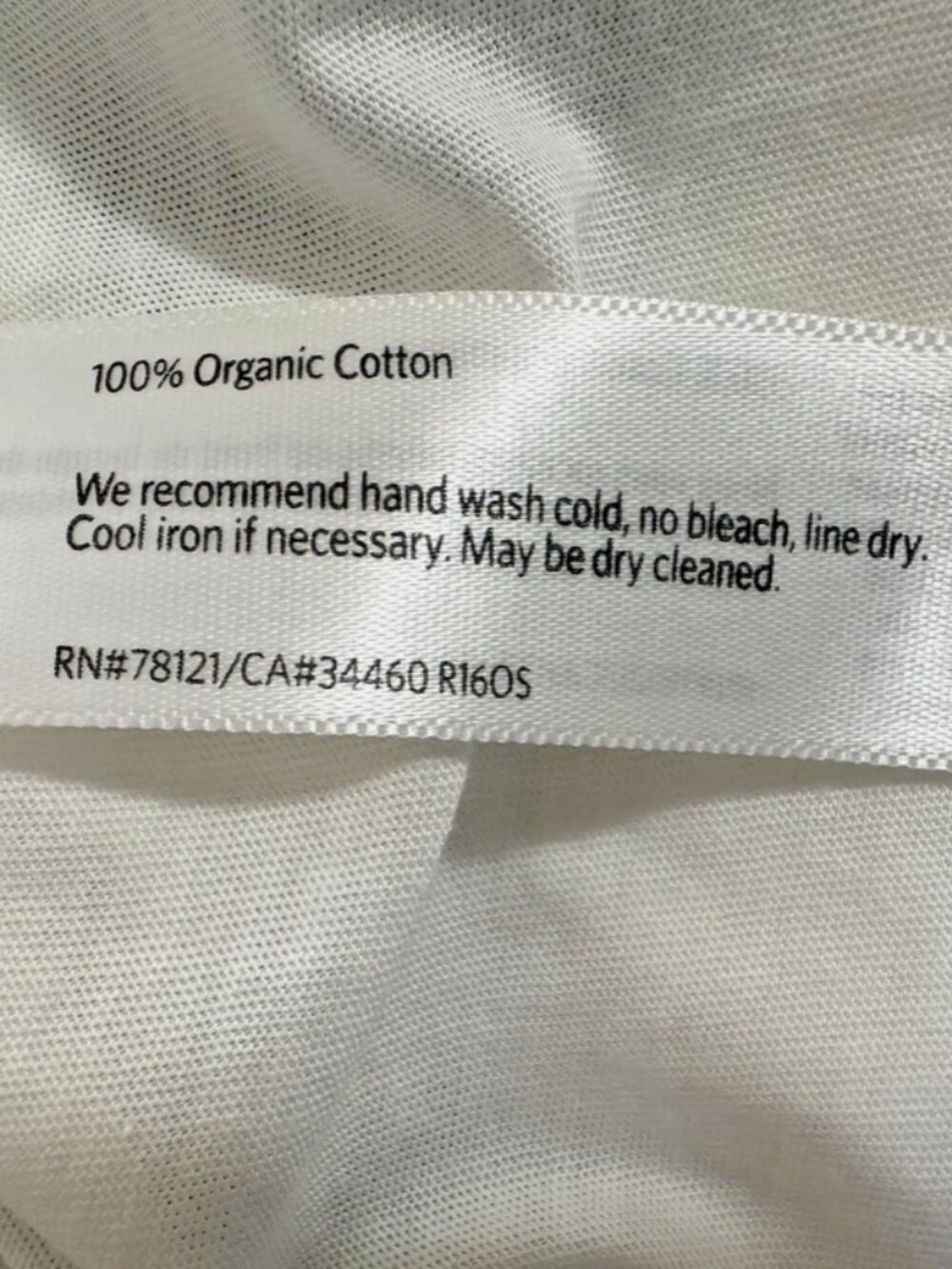 EILEEN FISHER White Organic Cotton Shirt Dress Tunic Medium White - Picture 4 of 6
